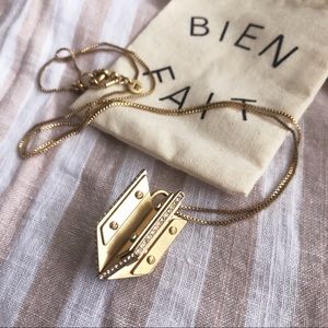 NWOT Madewell Pave Arrow Pendant Necklace